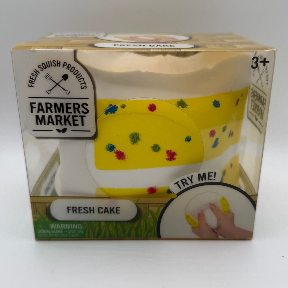 Sunny Days - Farmers Market *NEW* Fresh Cake: Sensory, Fidget, Squishy Toy